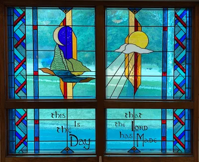 Stained glass window